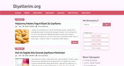 Desktop Screenshot of diyetlerim.org